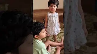 Adorable video of a toddler apologising to her elder brother will kill your Monday blues#viralvideo