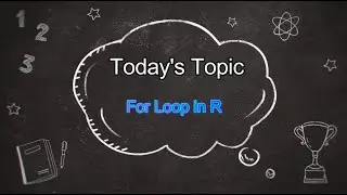 For loop in R | R programming