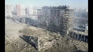 Мариуполь. Бои. Вид сверху.22.03.2022г.