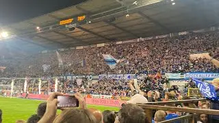 Ambiance de fou après l’égalisation de Anthony Caci à la 93e min au stade de la meinau ❤️ vs psg