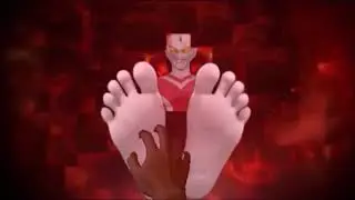 Ultraman Scott Tickled in Belial's Prison
