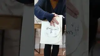 Drawstring Bag to DIY Gift Bag #shorts