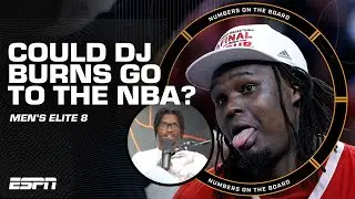 DJ BURNS IS COOKING ♨️ Will he end up heading to the draft? 👀 | Numbers on the Board