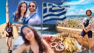2 Weeks in Paradise: Rethymno, Crete, Greece 🇬🇷 Travel Vlog 🏝️