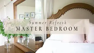 SUMMER BEDROOM MINI MAKEOVER | Master Bedroom Refresh | Using IKEA Products