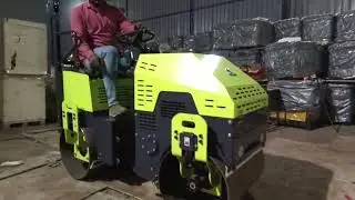 Uni-1000 Ride-On Roller – Heavy-Duty Compaction Machine #unicornequipment #constructionequipment