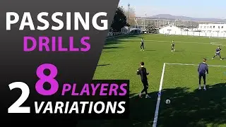 SOCCER PASSING DRILLS | PASS TRAINING | PASS EXERCISE #3