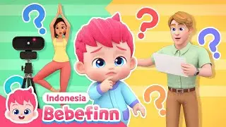 Kerja, Kerja | EP89 | Working Working | Lagu Anak | Bebefinn Bahasa Indonesia