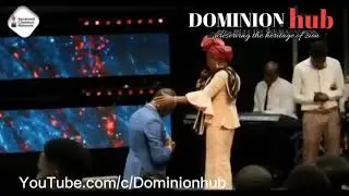 Apostle Arome Osayi was seen kneeling for a woman.