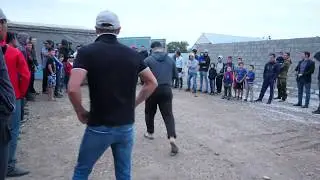 Метание камня. Горэш. На свадьбе 20 сентября. Сабан Антуста. Ставропольские Туркмены.