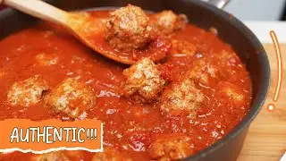 Authentic Italian Meatballs | Easy Recipe