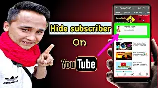 How to hide subscriber on youtube???🔥