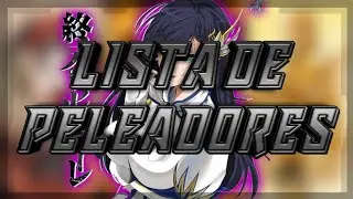 Lista de peleadores shuumatsu no valkyrie [versión anime y videojuegos] [FANFIC]