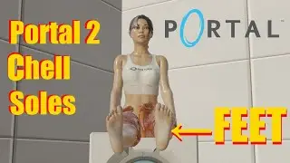 Chell Feet Portal 2 Shell Feet Soles [3DFeetSoles]