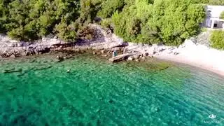 Пляж Жаница с Дрона / Черногория