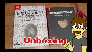 Undertale & Hollow Knight Collector's Edition Unboxing!