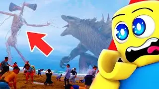 Godzilla vs Siren head