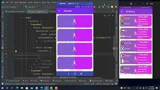 Complete Flutter T20 World Cup App Tutorial | Part 8 | Schedule Screen Design | Match Custom Widget
