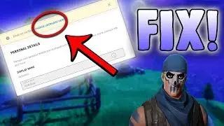 How to Change Fortnite Display Name WITHOUT Verified Email!!