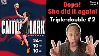 Caitlin Clark Balls Out for 2nd-Ever TRIPLE-DOUBLE [Also Had 1st-Ever!] by a WNBA Rookie