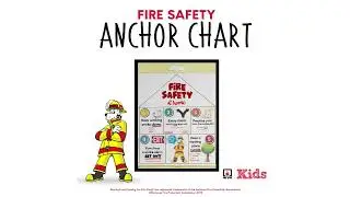 Fire Safety at Home Anchor Chart #shorts