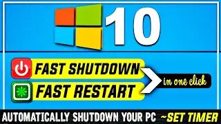 Windows 10 shutdown Shortcut | Set Auto Shutdown Timer in Windows 10 | Windows Shutdown by itself