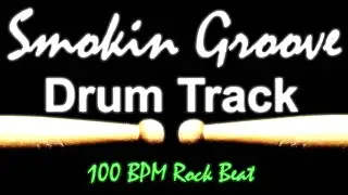 Smokin Groove Drum Track 100 BPM Drum Beats for Bass Guitar, Instrumental Drums Beat 517