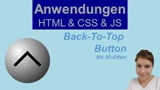Back-To-Top Button mit HTML, CSS und JavaScript