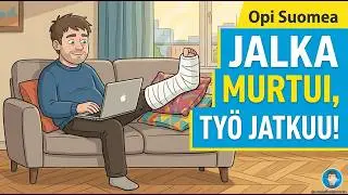 Intermediate Finnish Listening Practice: Remote Work Chaos 💻 (B1-B2)
