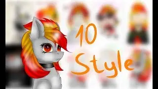 10 STYLE ART CHALLENGE- Ashes my 2 character