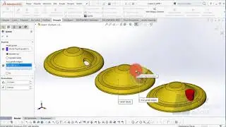 SOLIDWORKS - Gövde İle Kesme ve Form Verme