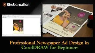 Professional Newspaper Ad Design in CorelDRAW for Beginners | Step-by-Step Tutorial