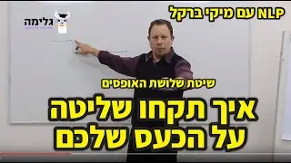NLP עם מיקי ברקל - איך תקחו שליטה על הכעס שלכם - שיטת שלושת האופסים