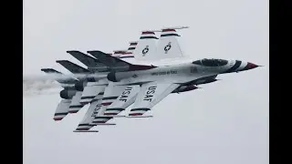 USAF Thunderbirds performing at Aero Gatineau 2024