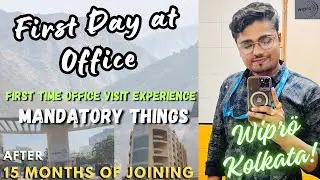 First Day at Office | Tcs Wipro Infosys | WFO is Mandatory 🤔| Things to Know 🔴