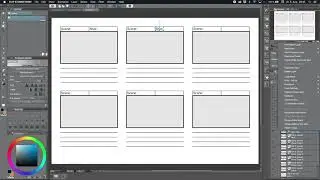 Ein Storyboard Template mit Clip Studio Paint EX 07
