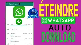 Comment désactiver le téléchargement automatique dans Whatsapp