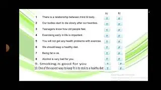 Reading task