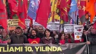 İstanbul Emek, Barış ve Demokrasi Güçleri, Soma Katliamı'nda hayatını kaybeden 301 madenciyi andı