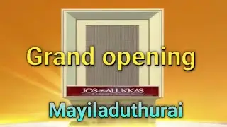 Jos Alukkas | Grand opening | Mayiladuthurai | Actress Chaitra Reddy