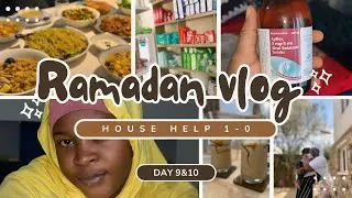 Ramadan vlog Day 9&10 | unwrapping | House help saga ￼| Morning routine ￼