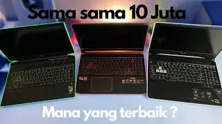 PERANG LAPTOP ! Acer Nitro 5 VS Asus TUF FX505DD VS Hp Pavilion Gaming | Mana Yang Terbaik ?