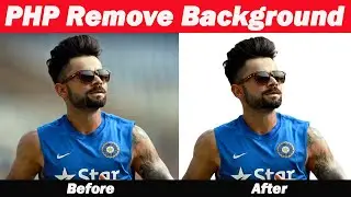 PHP Remove Background  with the help of Remove.Bg API