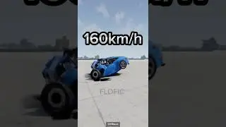 Porsche 911 Crash Test - BeamNG.Drive #shorts