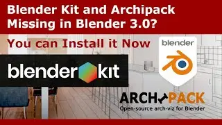 How to Install Missing Blenderkit and Archipack Addons in Blender 3.0