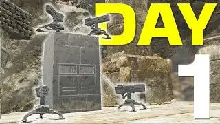 How a 60,000 Hour Tribe Claims Modded Jungle Cave Day 1 - ARK PvP