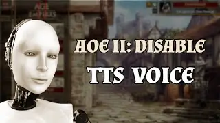 How to turn off Text to Speech Voice in Age of Empires 2 Definitive Edition