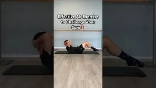 Effective Ab Exercise to Challenge Your Core!#bestabworkout #athomeabsworkout #athomeworkout