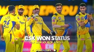 CSK won vs RCB status🔥|| CSK won status || CSK win vs RCB edit || CSK won vs RCB #csk #ipl2024