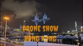 Victoria harbour#hongkongnight# drone show
